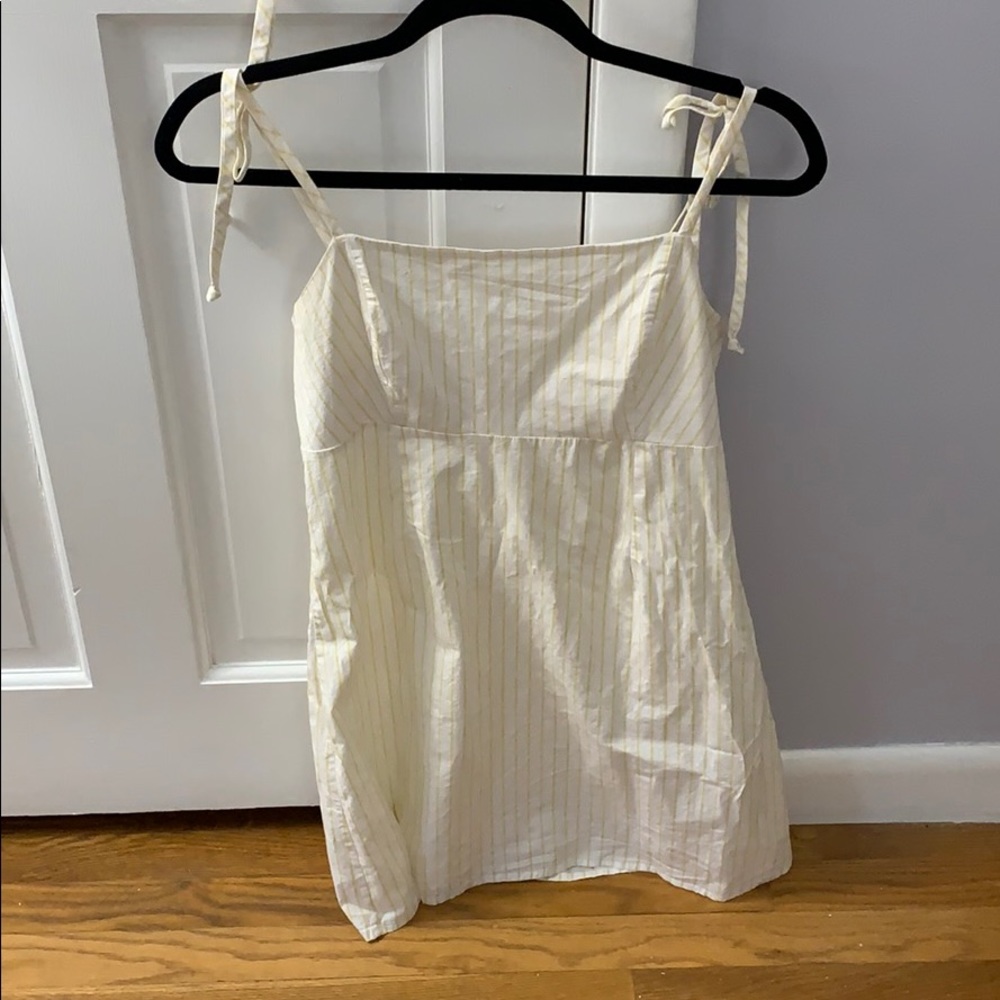 White and Yellow sundress